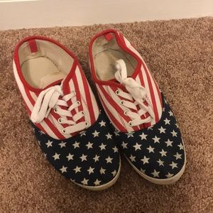 Charlotte Russe Patriotic sneakers
